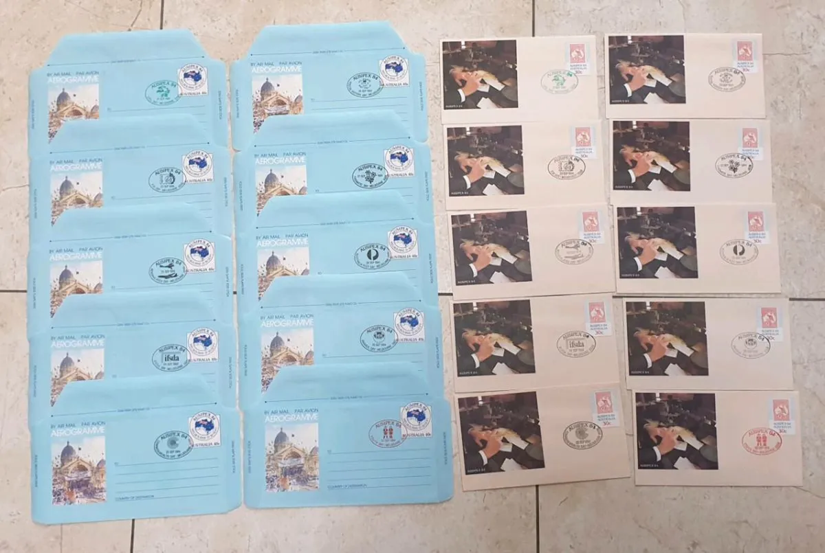 Australia Postal Items 1980-86 incl. Ausipex 84 - Image 3