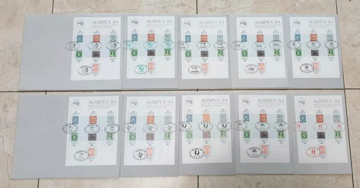 Australia Postal Items 1980-86 incl. Ausipex 84 - Image 4