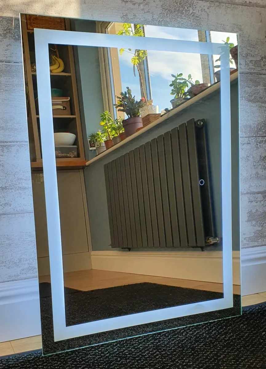 LED Bathroom Mirror 60x80cm - Image 1