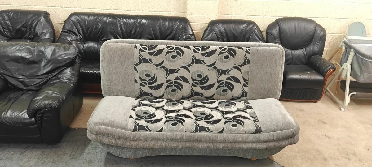 Grey Sofa Bed - Image 3