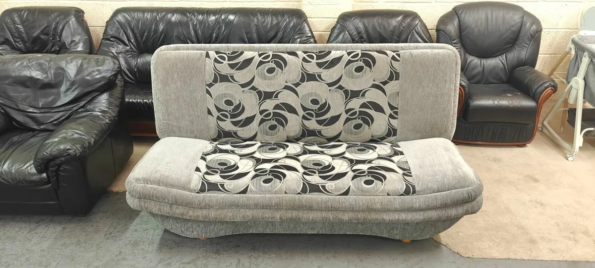 Grey Sofa Bed - Image 1