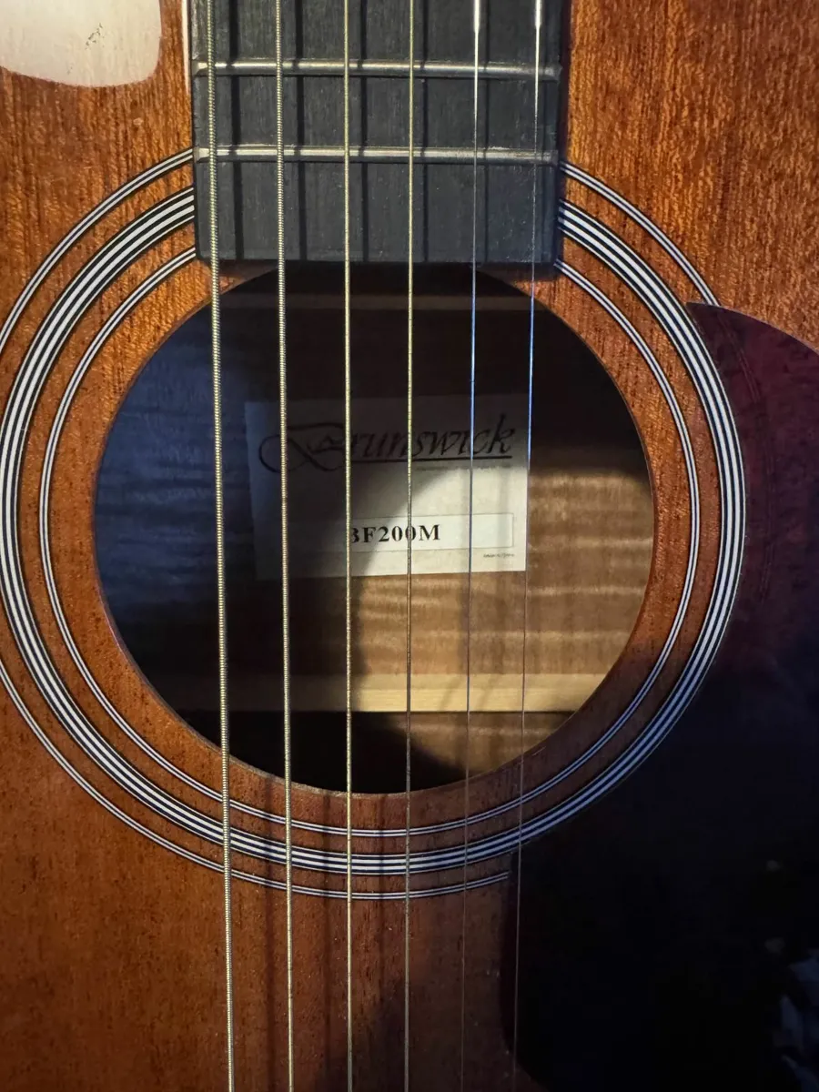 Brunswick Mahogany Gloss Acoustic Guitar BF200M - Image 2