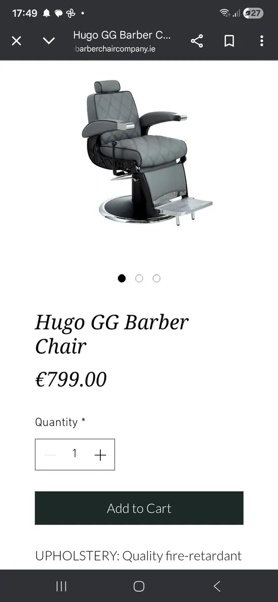 Brand new Barber chair - Image 2