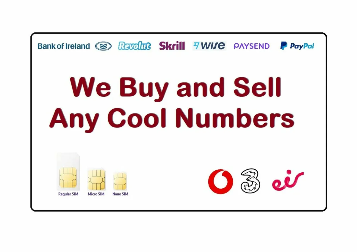 ⭐ Easy number sim card vip gold silver rare mobile - Image 1