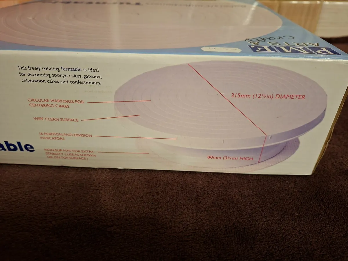 Turntable for Baking & Decorating. Brand New. Box. - Image 3