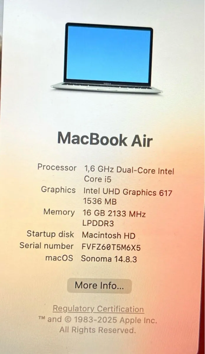 MacBook Air 2019 500GB - Image 2