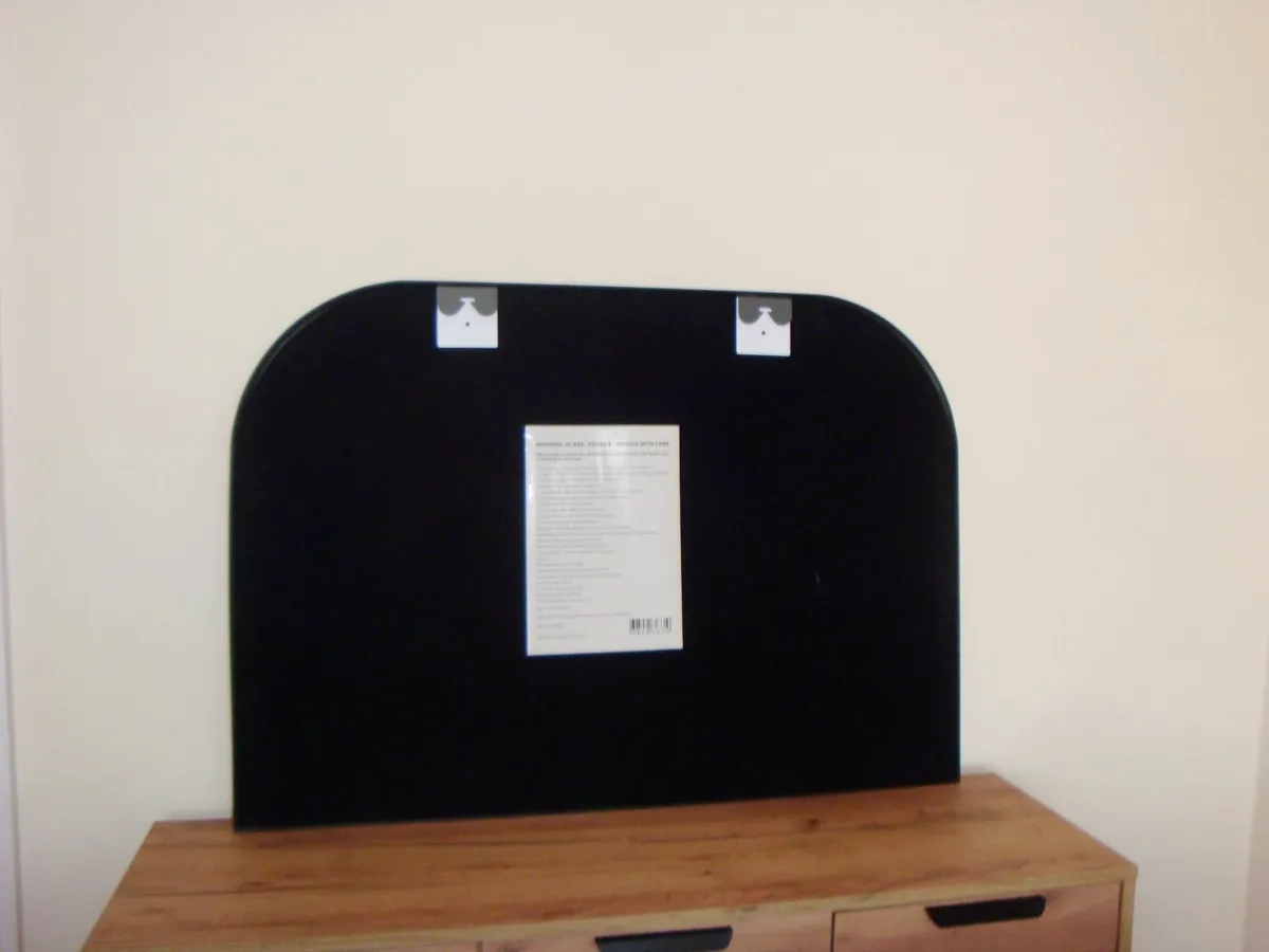 Over mantle black frame arch mirror 70 x 100 cm - Image 2
