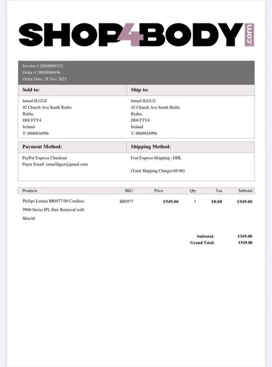 Philips Lumea BRI977 Model IPL9900 Serie Hair Removal - Image 2