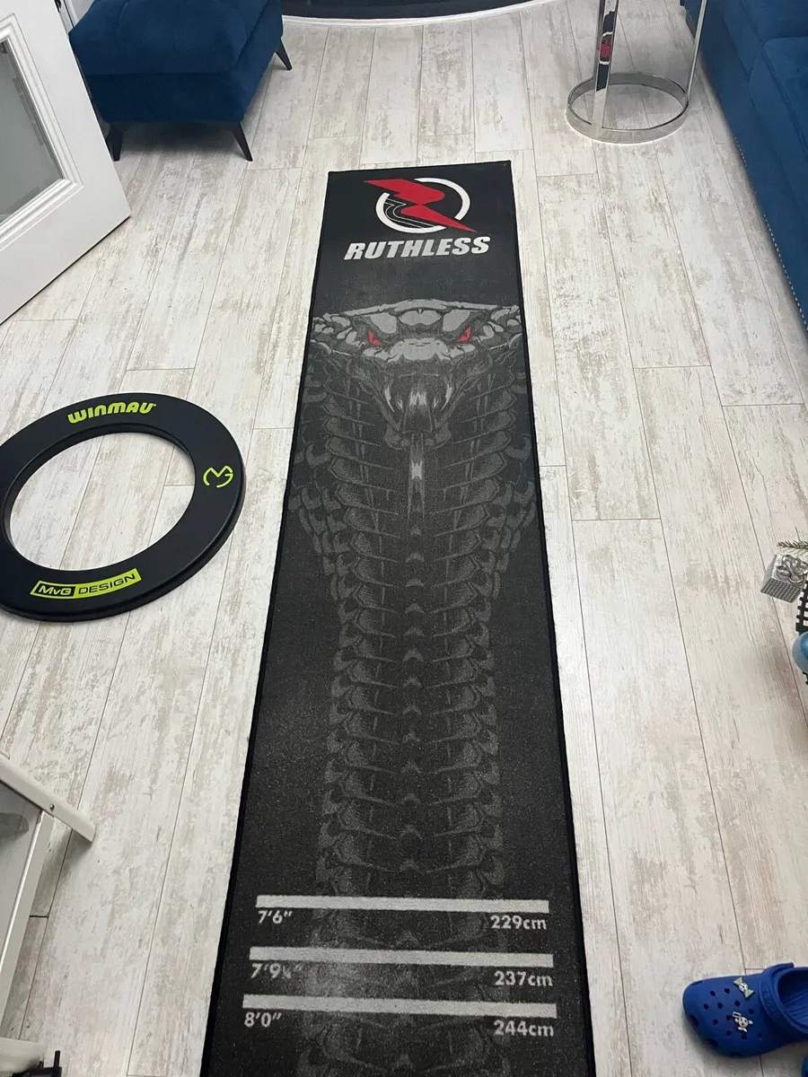 Darts mat and winmau dart board surround - Image 2