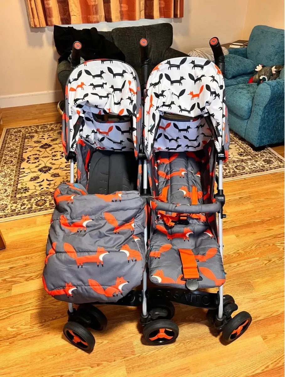 Cosatto whoosh double buggy - Image 4