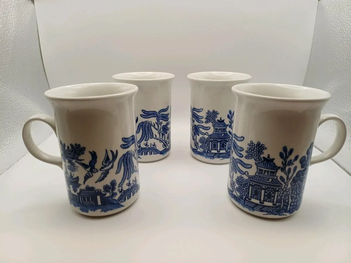 Churchill blue willow mugs - Image 2