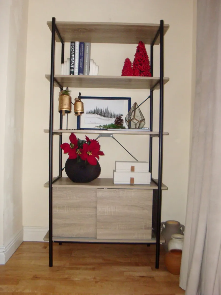Bookcase room divider shelving unit loft - Image 1