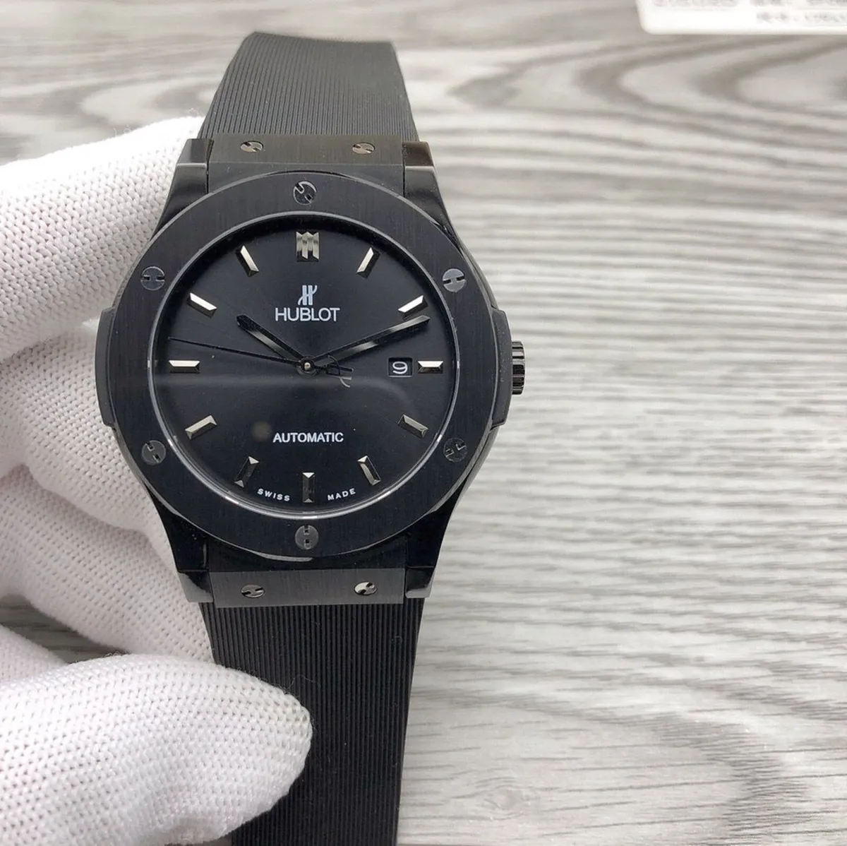 Hublot clasic 42mm black watch