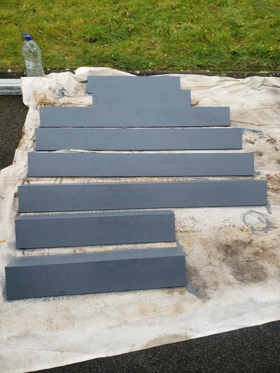 8 heavy duty steel iron beams angles never used - Image 1