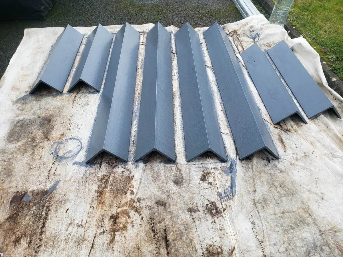 8 heavy duty steel iron beams angles never used - Image 2