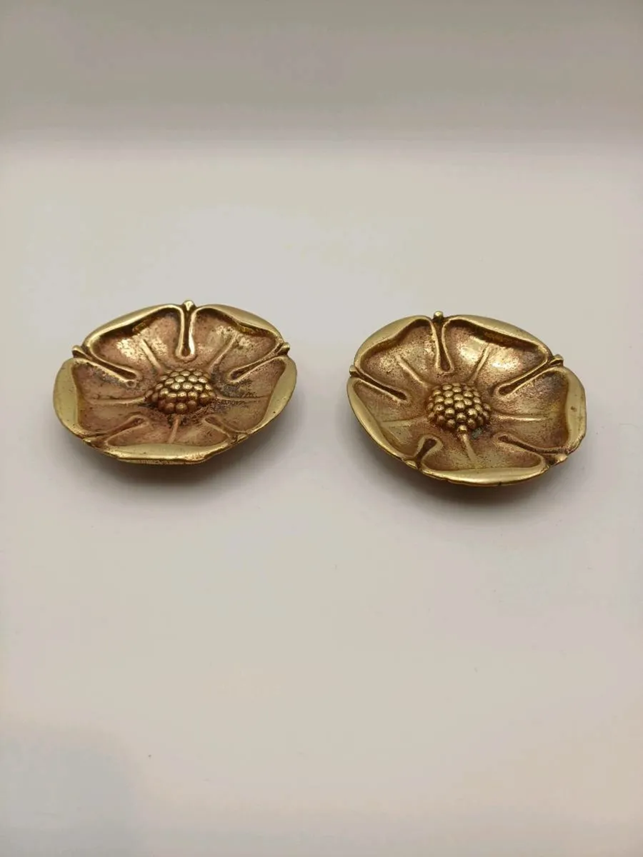 Vintage brass pin dish - Image 1
