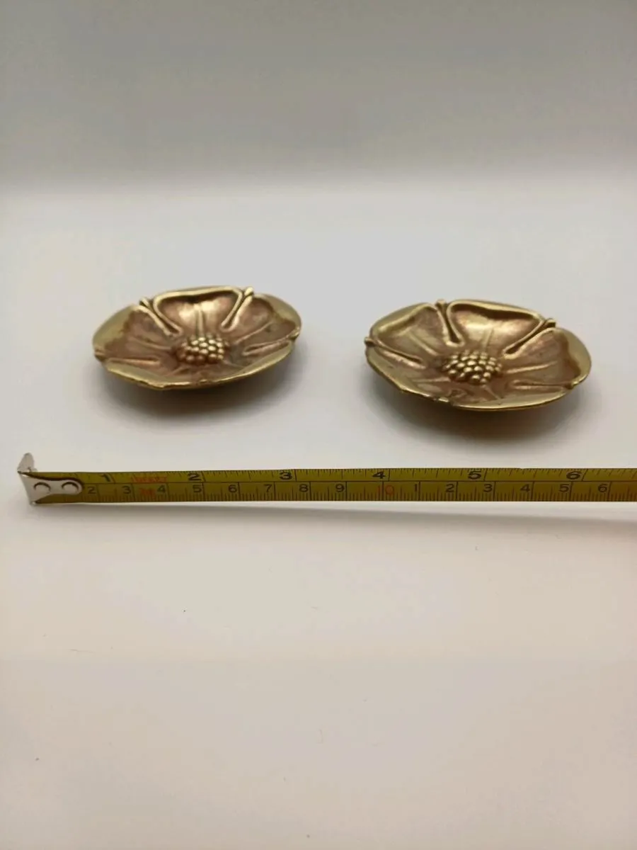 Vintage brass pin dish - Image 3