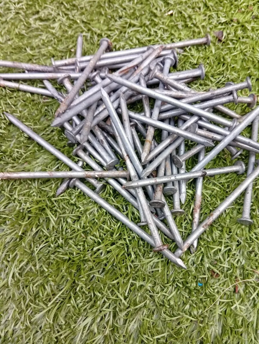 New Galvanised Rust Resistant Round Wire Nails - Image 2
