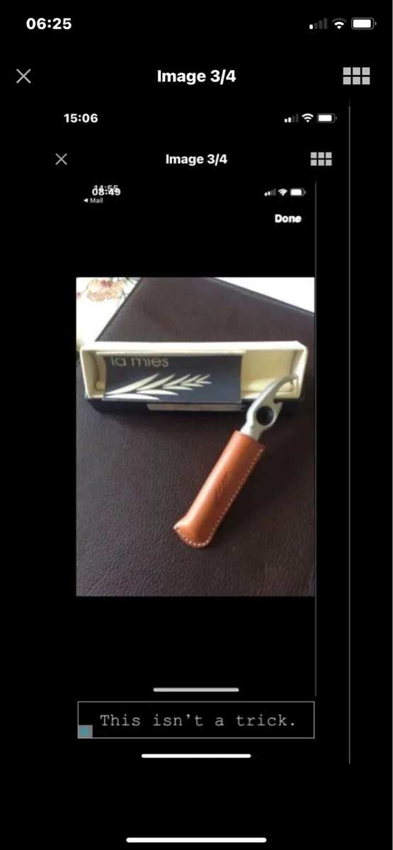Corkscrew & Bottle Opener in Leather Case - Image 3