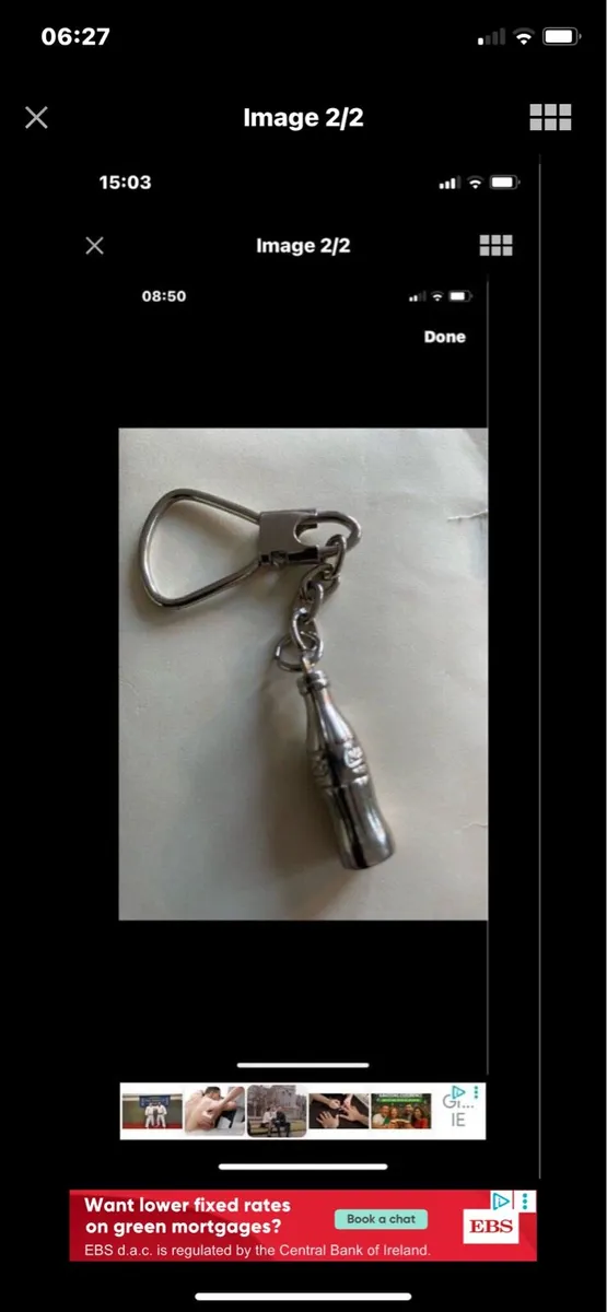 Rare Coca Cola Key Ring - Image 2