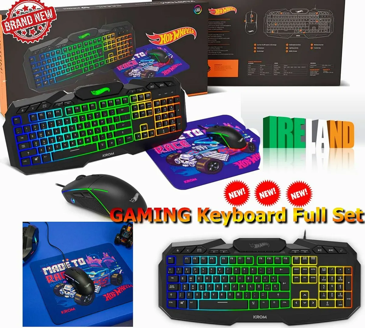 GAMING Keyboard Full Set - Image 1