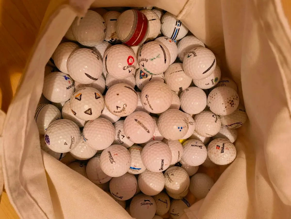 110 used golf balls - Image 2