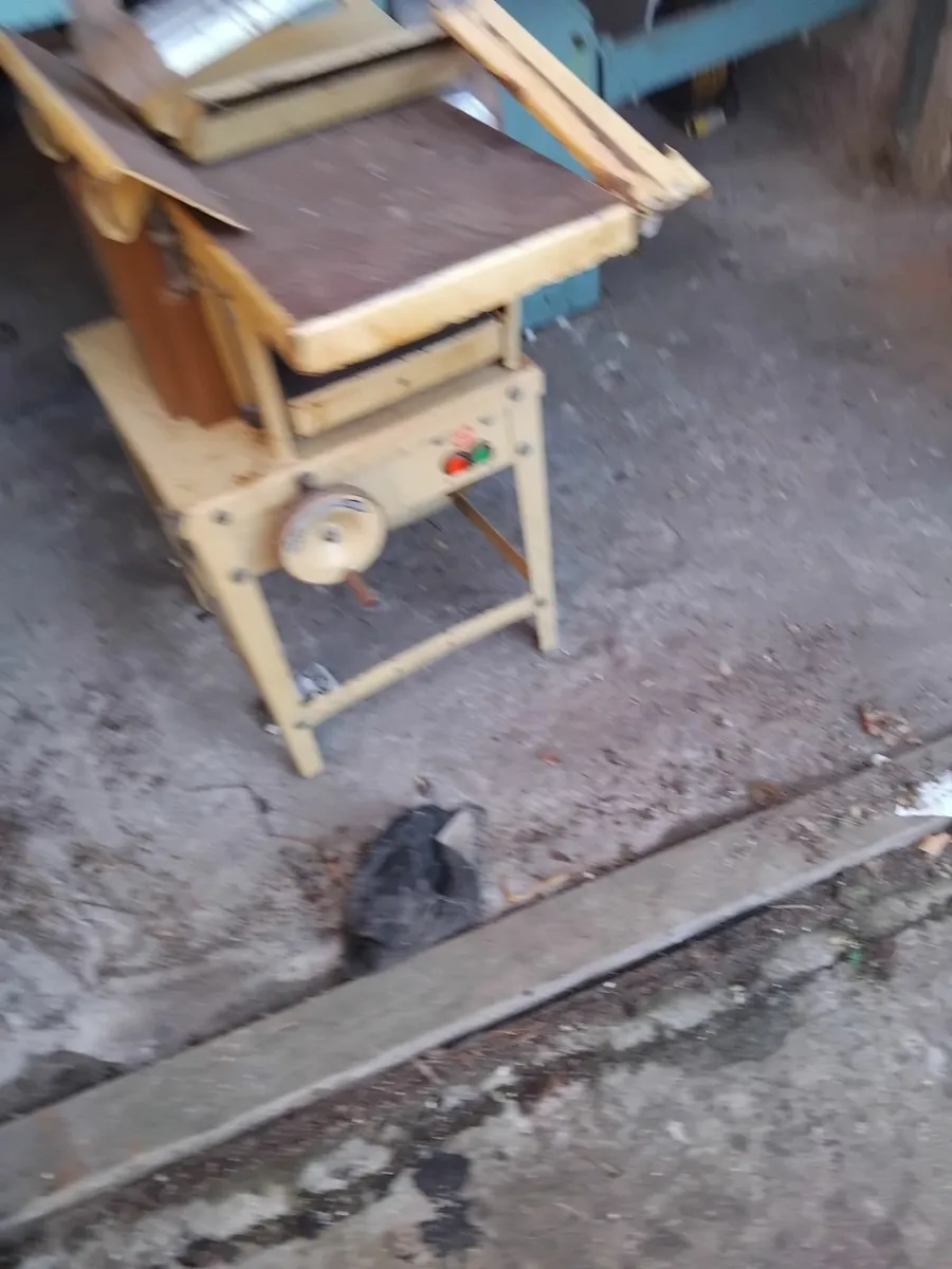 Sliding table saw  and planer thicknesser - Image 2