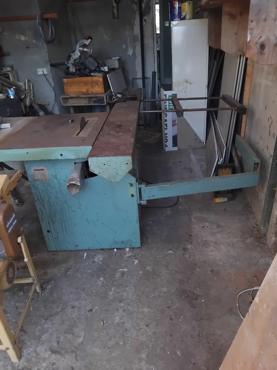 Sliding table saw  and planer thicknesser - Image 3