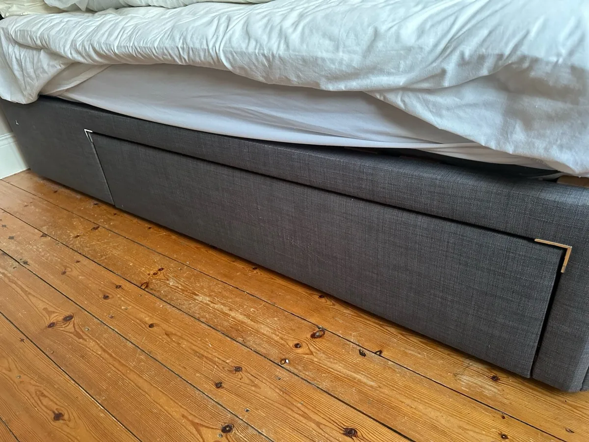 Single bed with storage drawer and mattress - Image 4