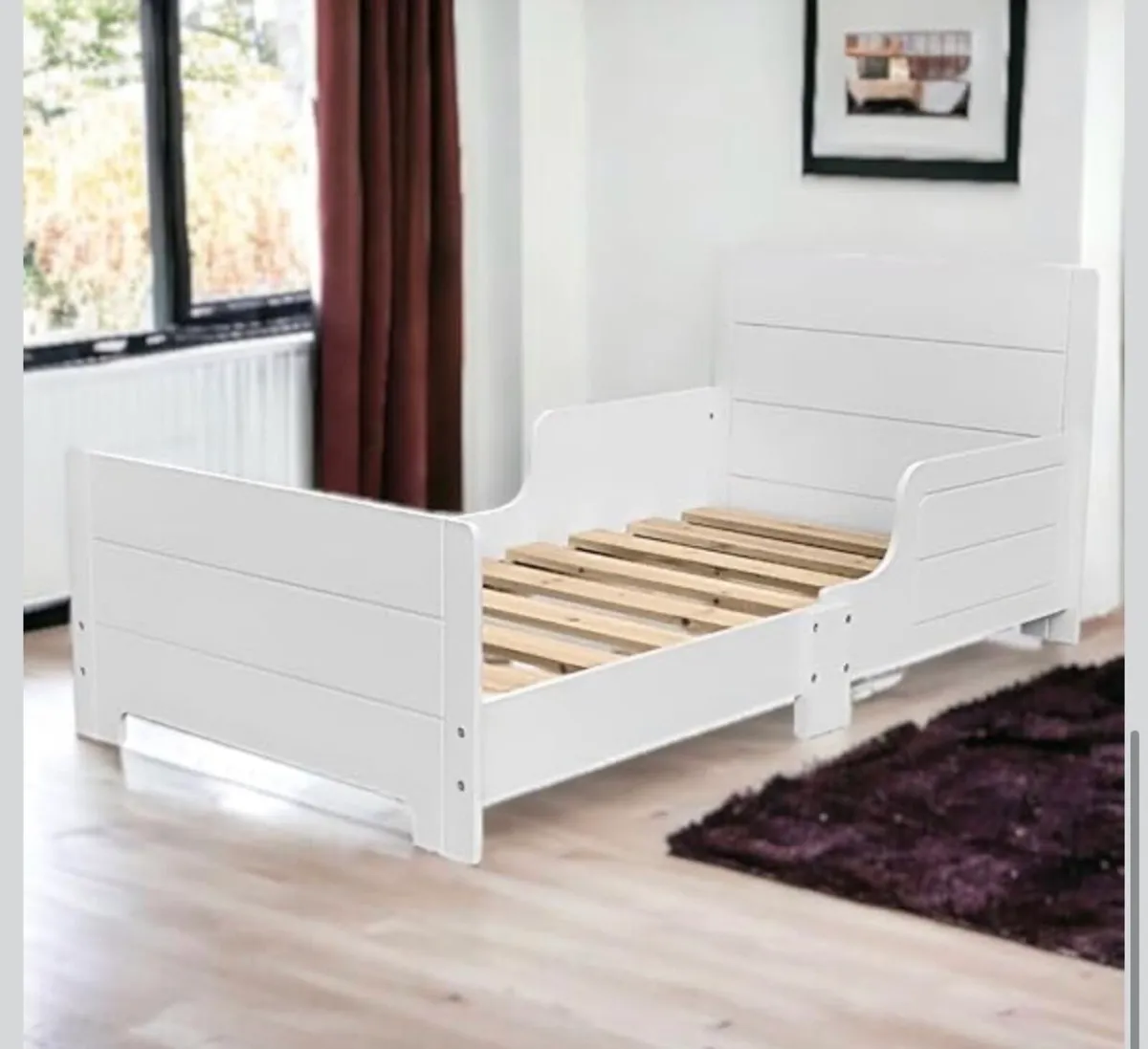 Ikea kids bed with mattress - Image 1