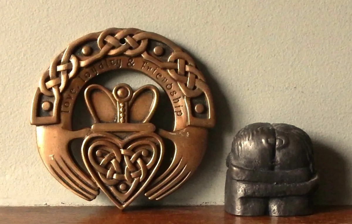 2 Studio Metal Art Pieces - Image 1