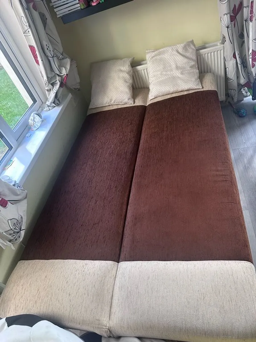 Sofa bed with large storage underneath - Image 3