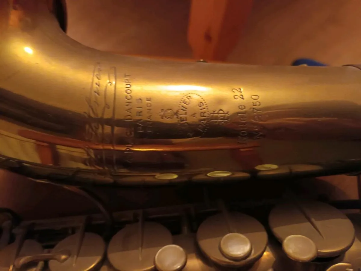 Antique Selmer Modele 22 Saxophone - Image 2