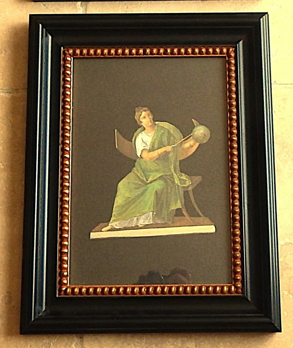 Pair of Classical Prints in Ornate Wood Frames - Image 2