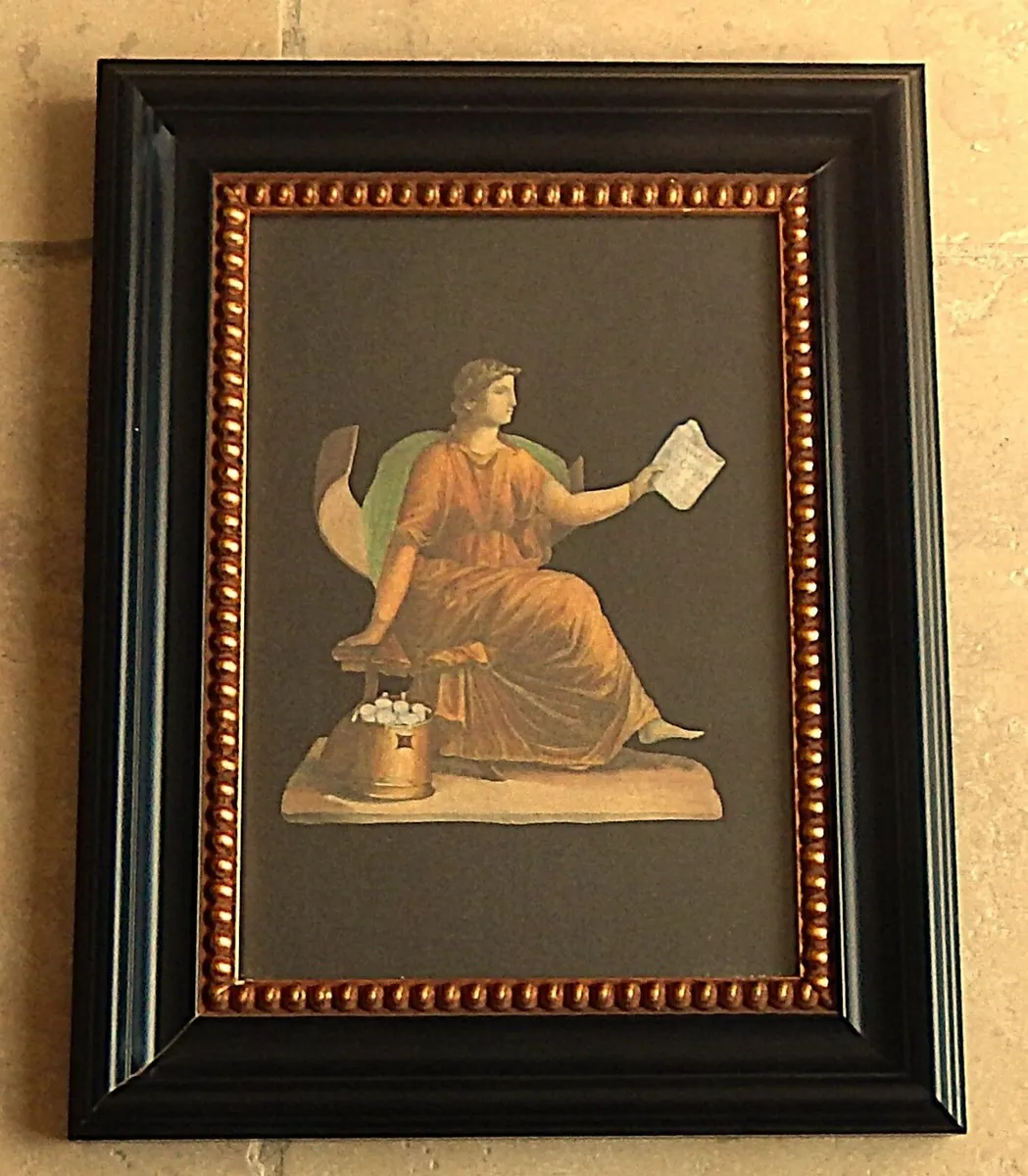 Pair of Classical Prints in Ornate Wood Frames - Image 3