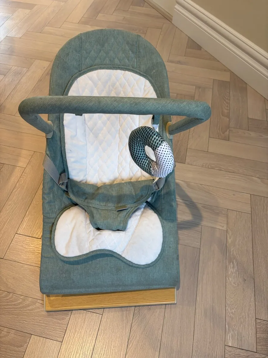 Nested Gravity Wooden Baby Bouncer - Image 1