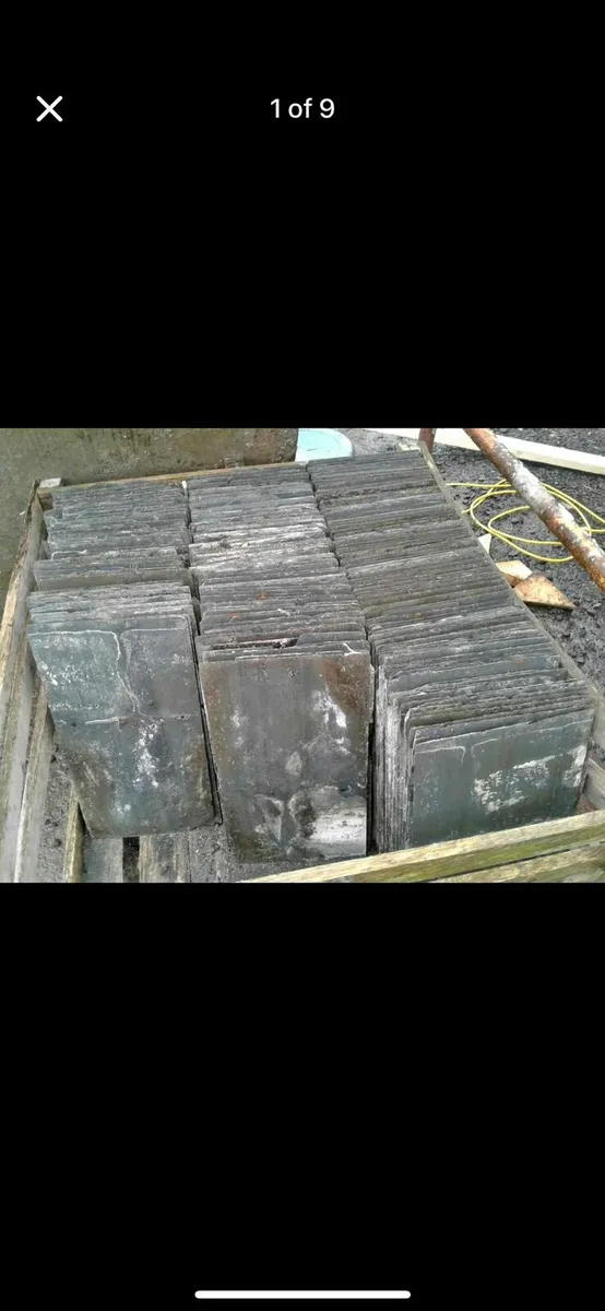 4900 Bangor slates chimney pots cast iron granite - Image 1