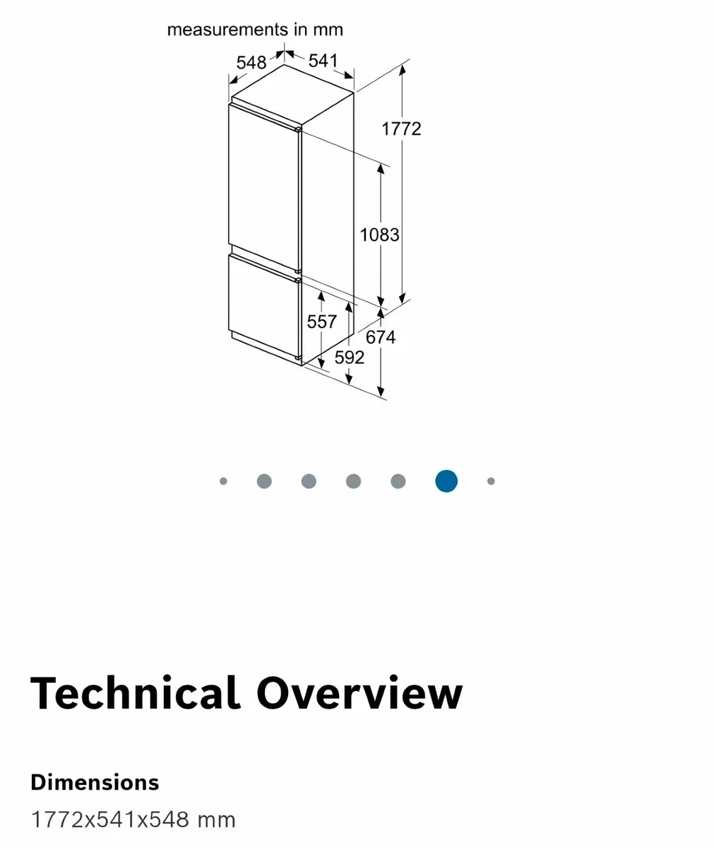 Bosch Fridge-freezer integrated - Image 4