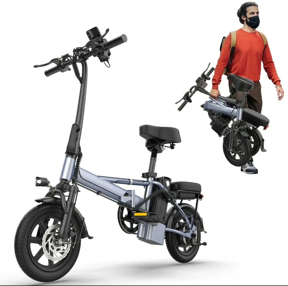 Electric Bike 10,4ah Folding Bicycle - Image 2