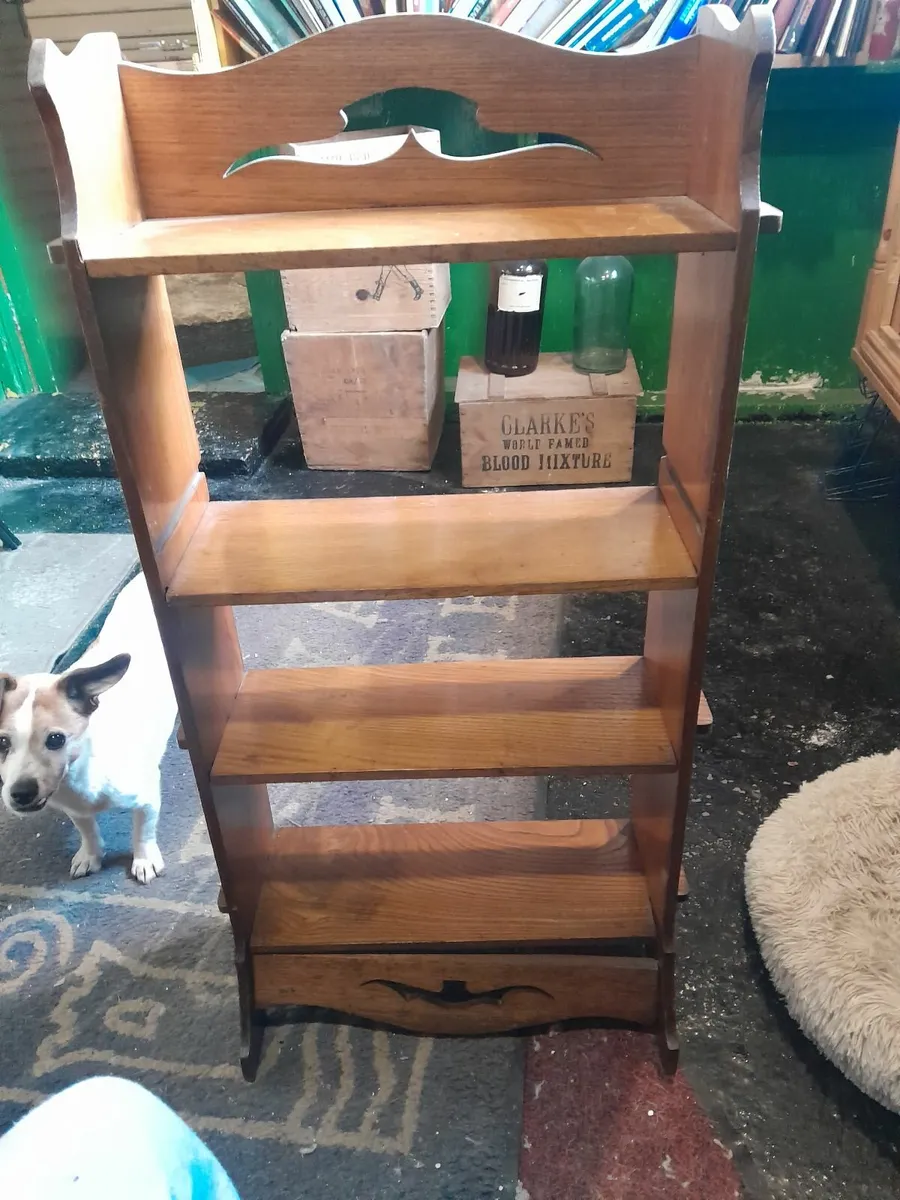 Oak open book case - Image 3