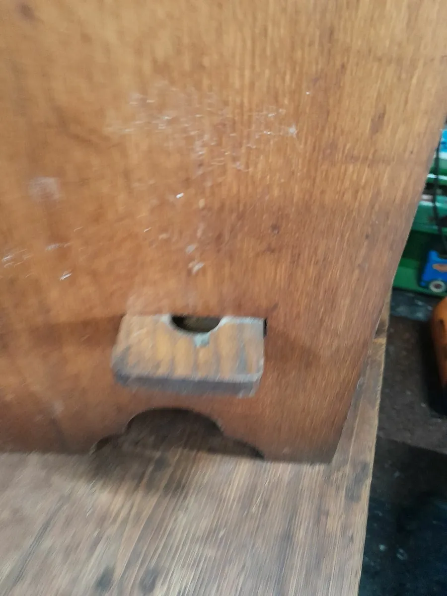 Oak open book case - Image 4