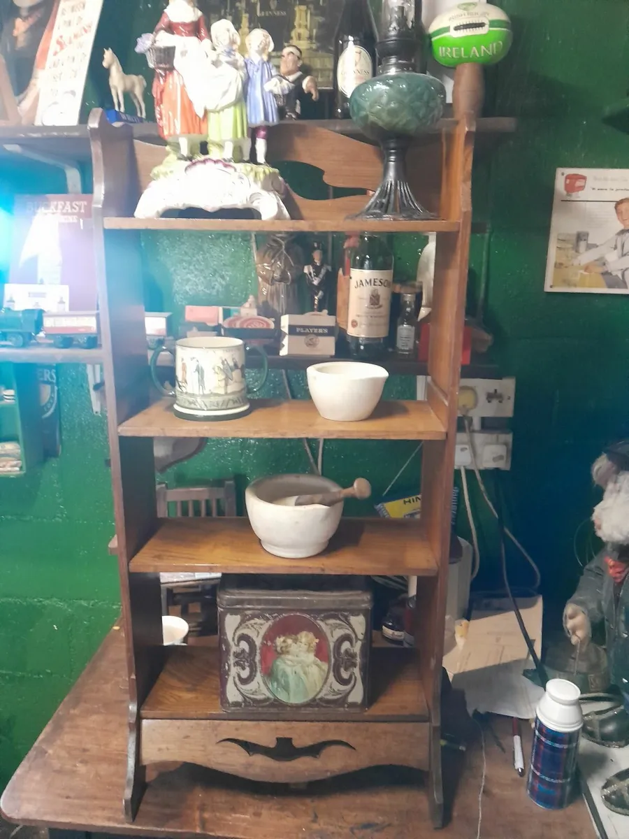 Oak open book case - Image 1