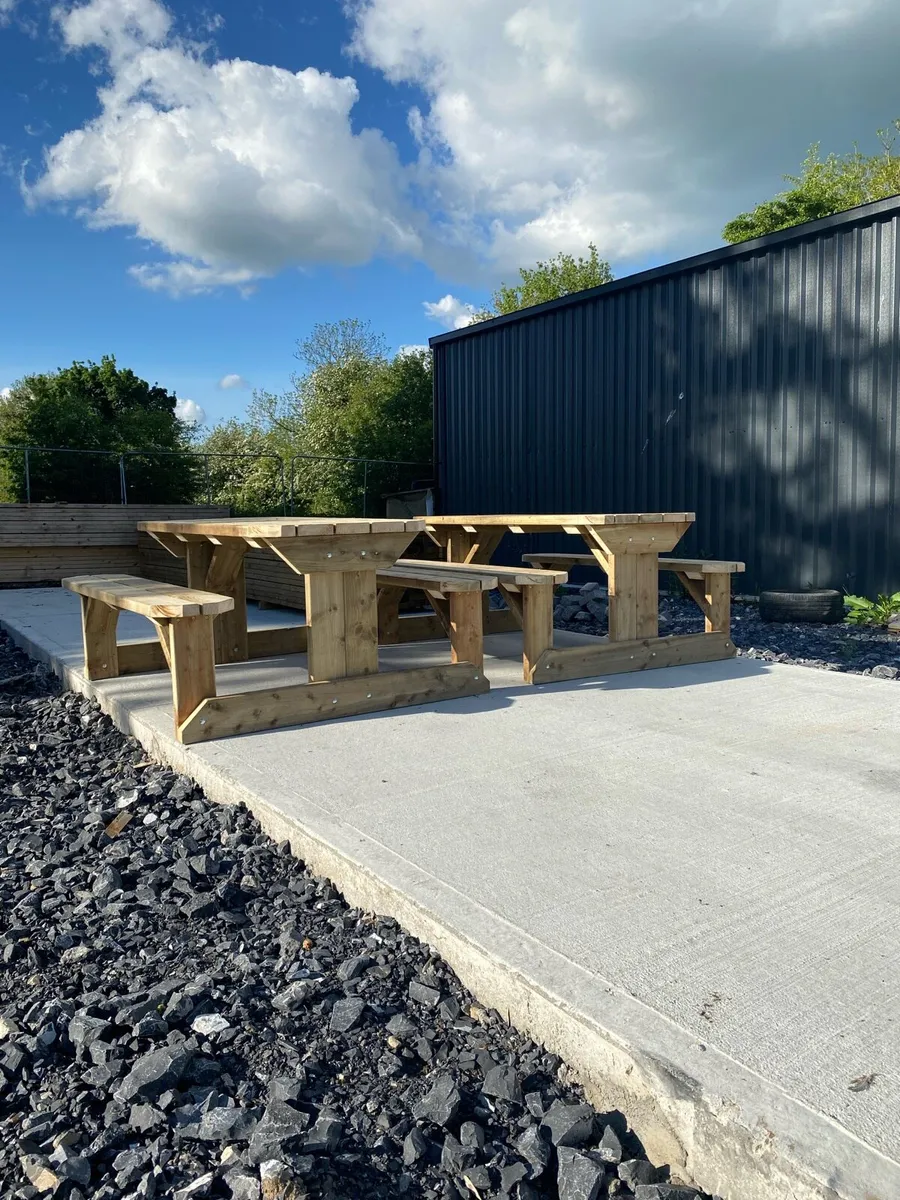 Heavy Duty Picnic Benches - Image 1