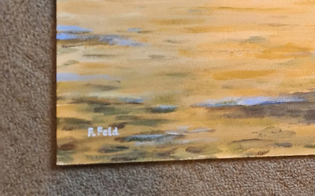 F. Feld Croagh Patrick (The Reek) painting - Image 1