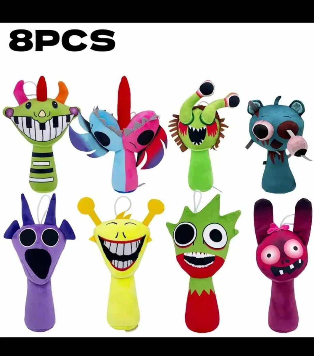 Sprunki horror PlushToy ×8 set - Image 1