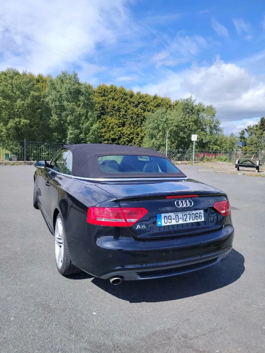 Audi A5 3.0 Cabriolet V6 2009 Black Automatic - Image 2