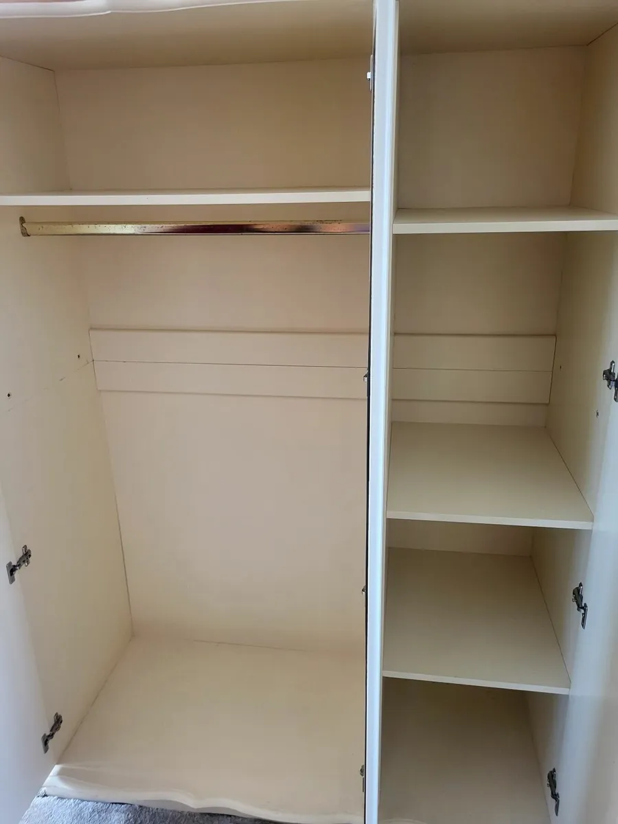 Triple Wardrobe (Pine and Cream) - Image 3