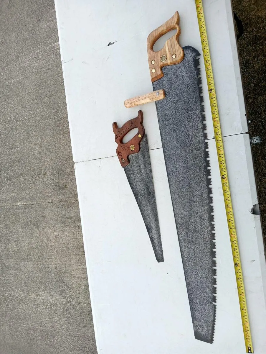 Vintage distton cross cut saws - Image 1