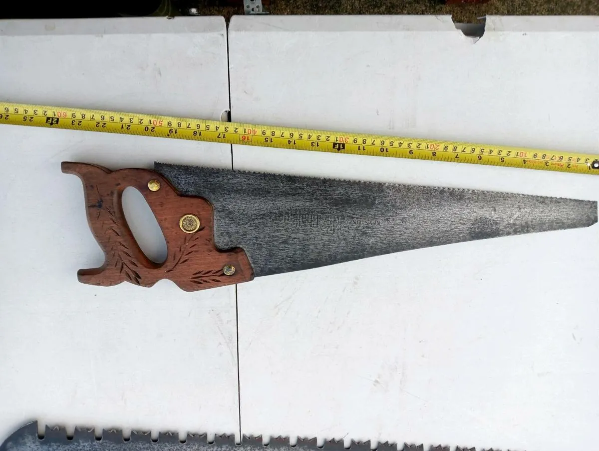 Vintage distton cross cut saws - Image 2