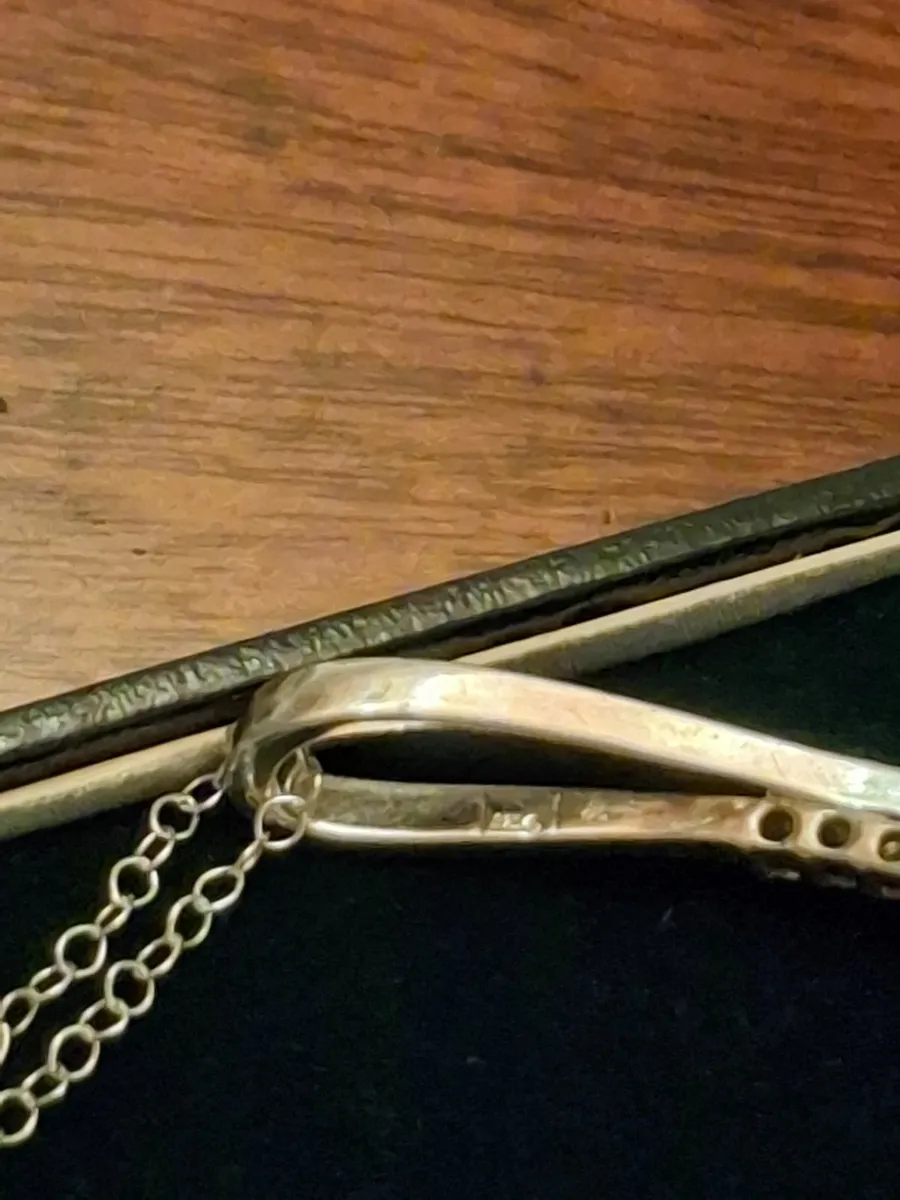 New Sterling Silver & Pearl Necklace. - Image 4